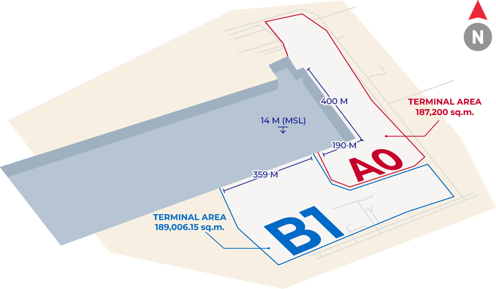 LCB1 Group container terminal area chart